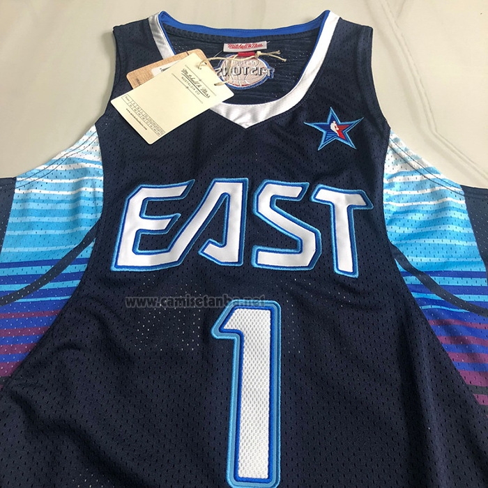 Camiseta All Star 2009 Allen Iverson #1 Azul